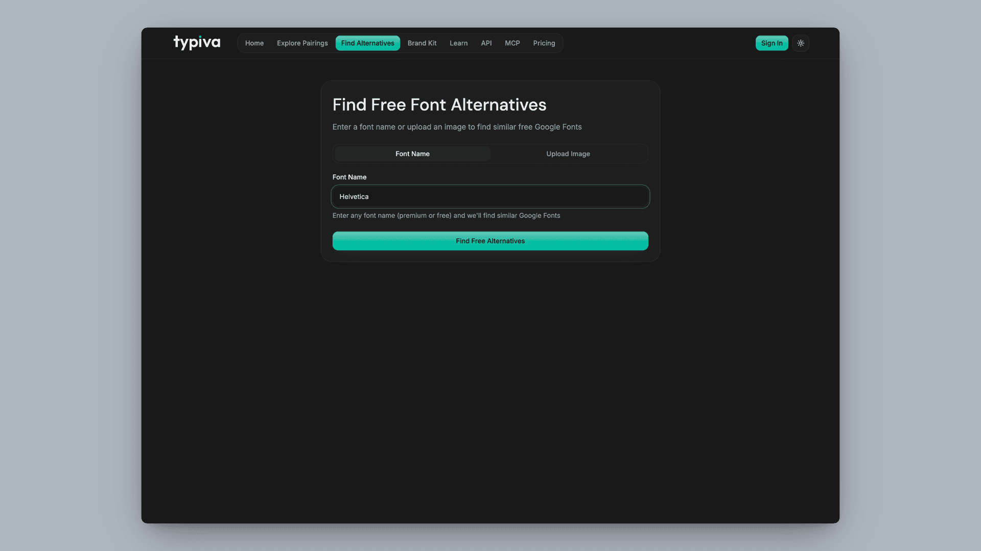 Typiva Free Font Alternatives