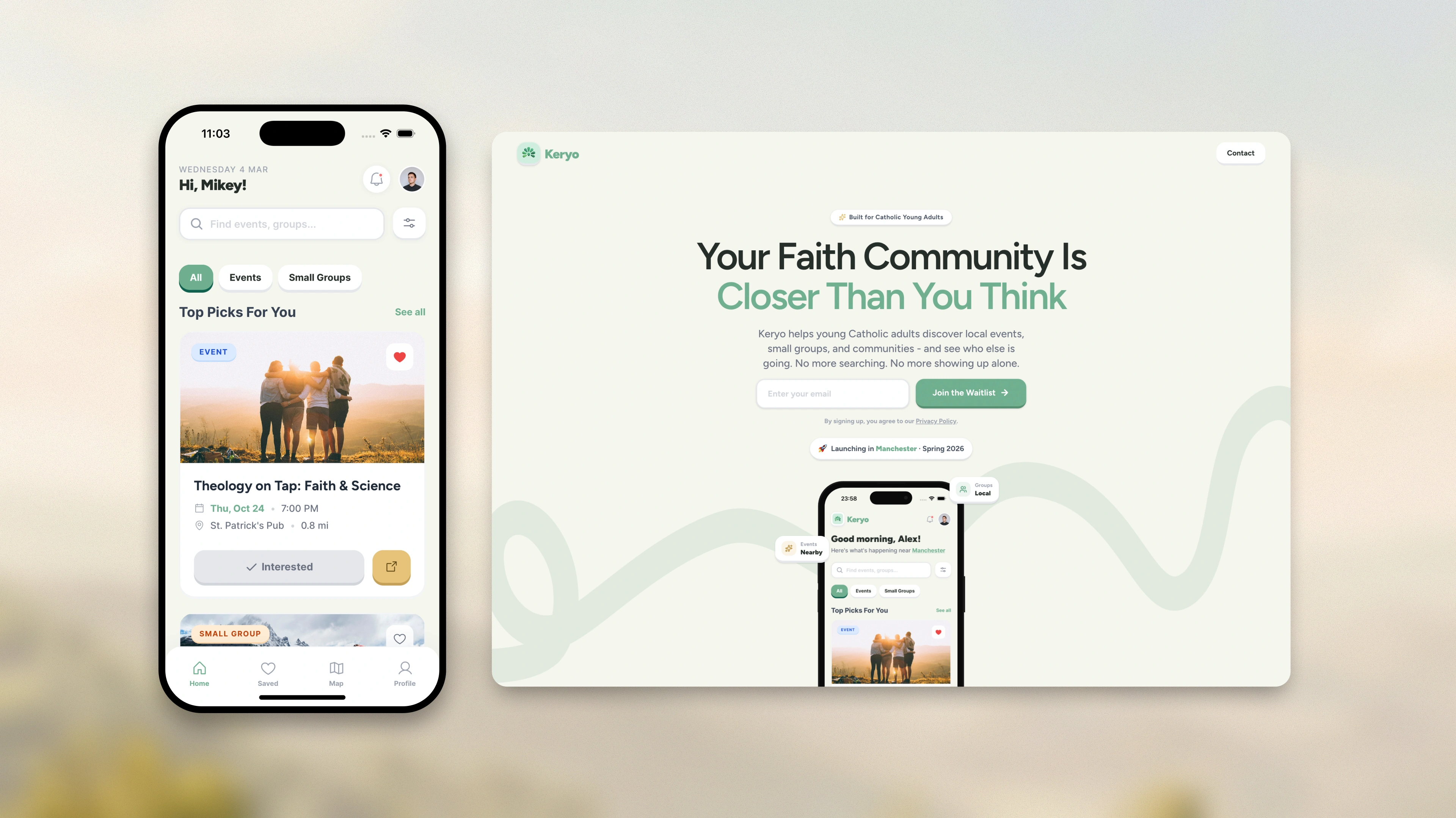 Keryo - Faith Community Discovery